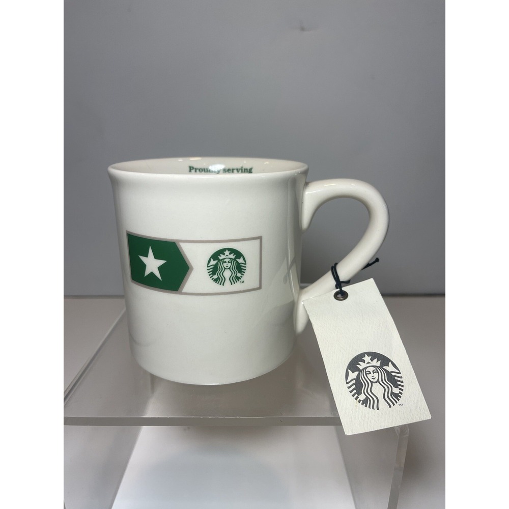 Starbucks American Pioneer Veterans Mug USA 14 oz Military Star Siren *NEW*